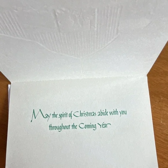 Vintage Holiday Greeting Cards Lot Famous Artists Studios Missouri Embossed - Picture 10 of 14